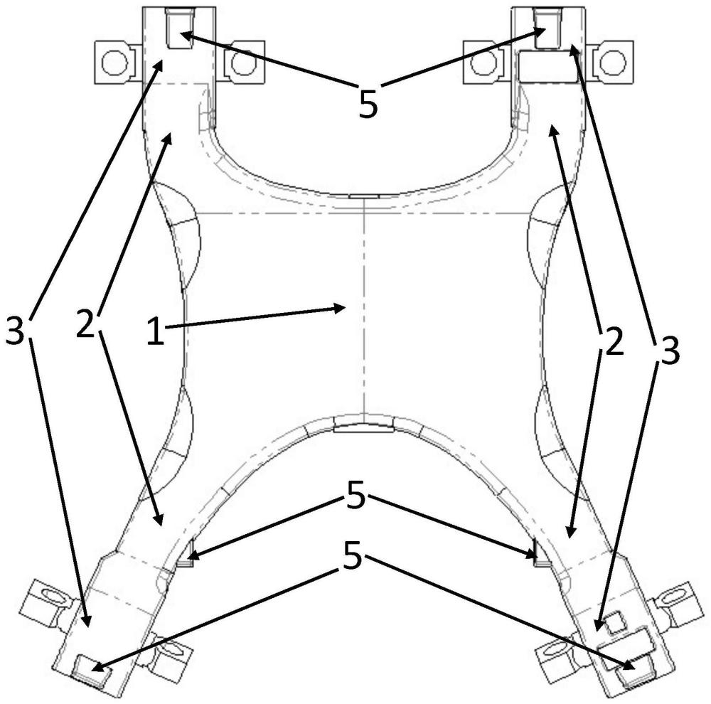 X型反作用杆的制作方法