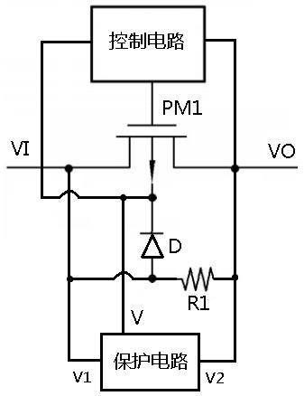 防電壓逆變與電源過(guò)載電路及芯片、電子設(shè)備的制作方法