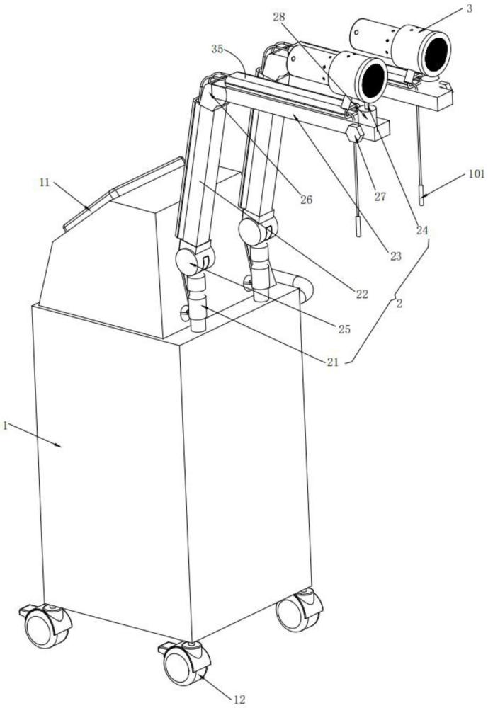 一種可模擬人工懸灸的自動定點懸灸儀的制作方法