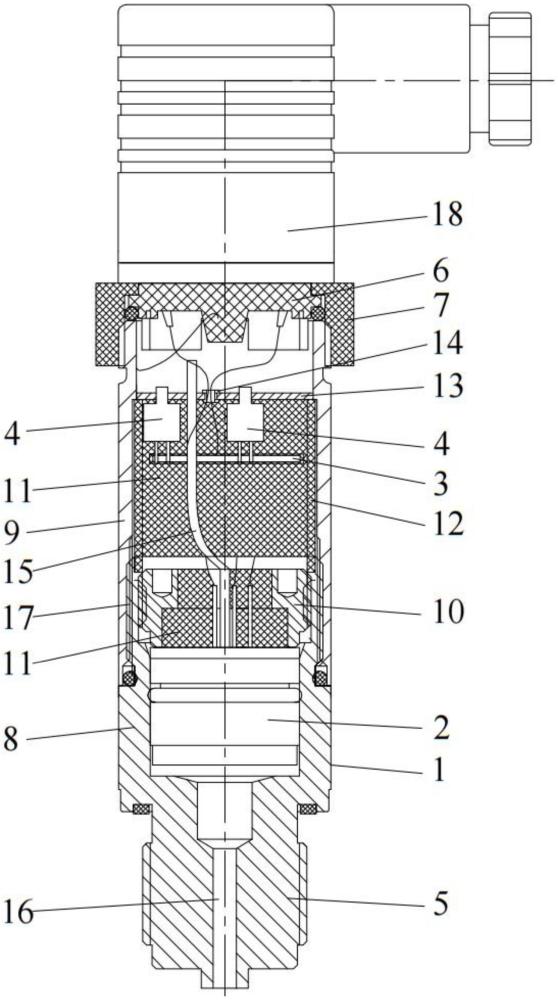 一种外部调零的数字压力变送器的制作方法