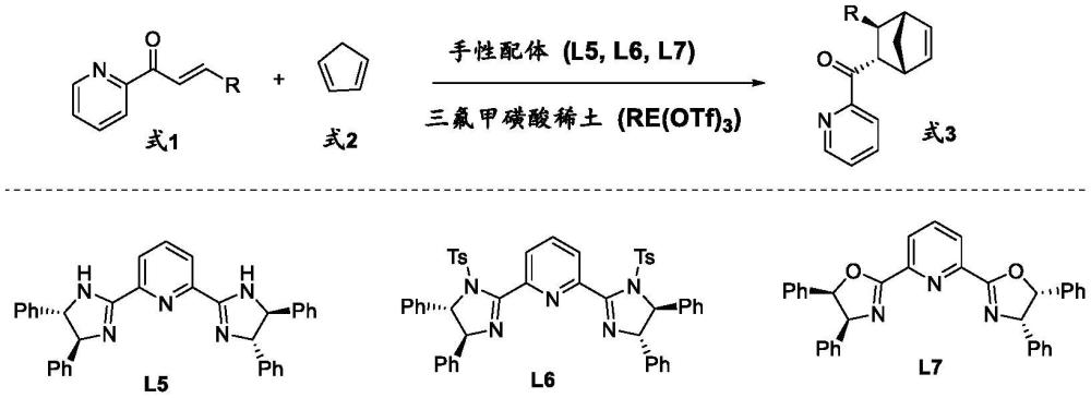 一种稀土催化不对称合成吡啶-2-甲酰基降冰片烯的方法