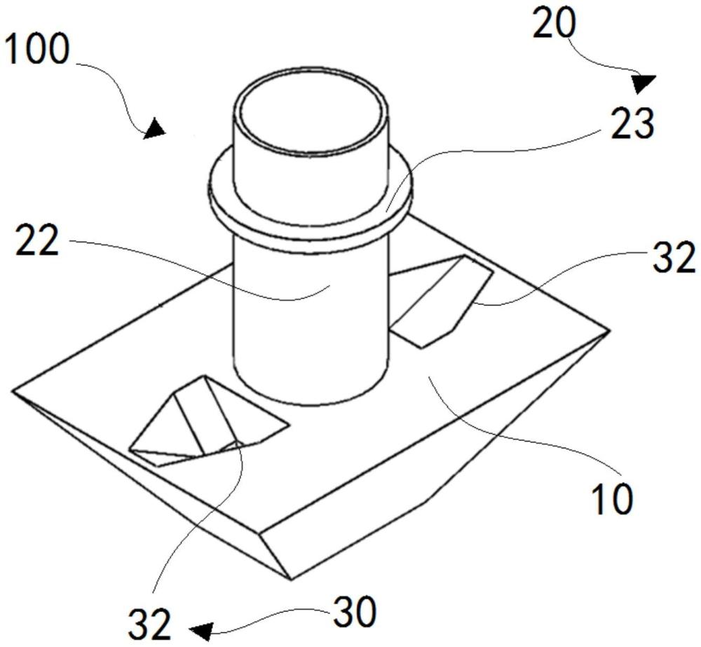 一种机械互锁和润湿填充复合增强的3D协同打印喷嘴及系统