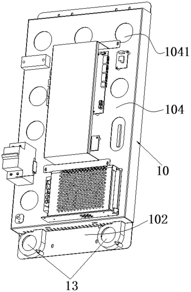 一種LCD顯示屏安裝模塊及停車場管理設備的制作方法