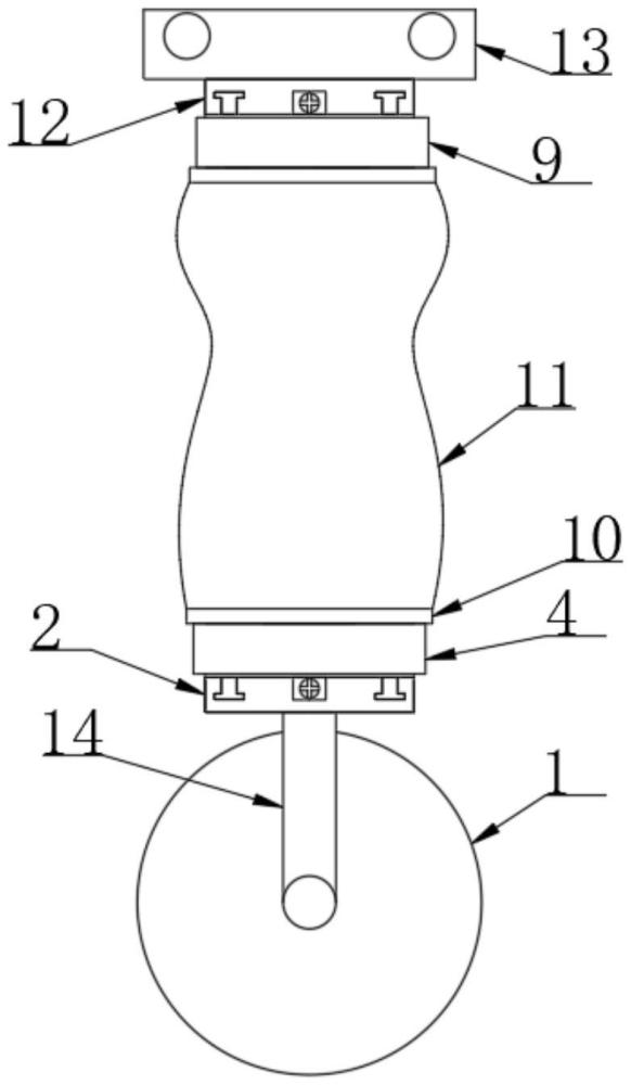 一種電動(dòng)滑板車的避震器結(jié)構(gòu)的制作方法