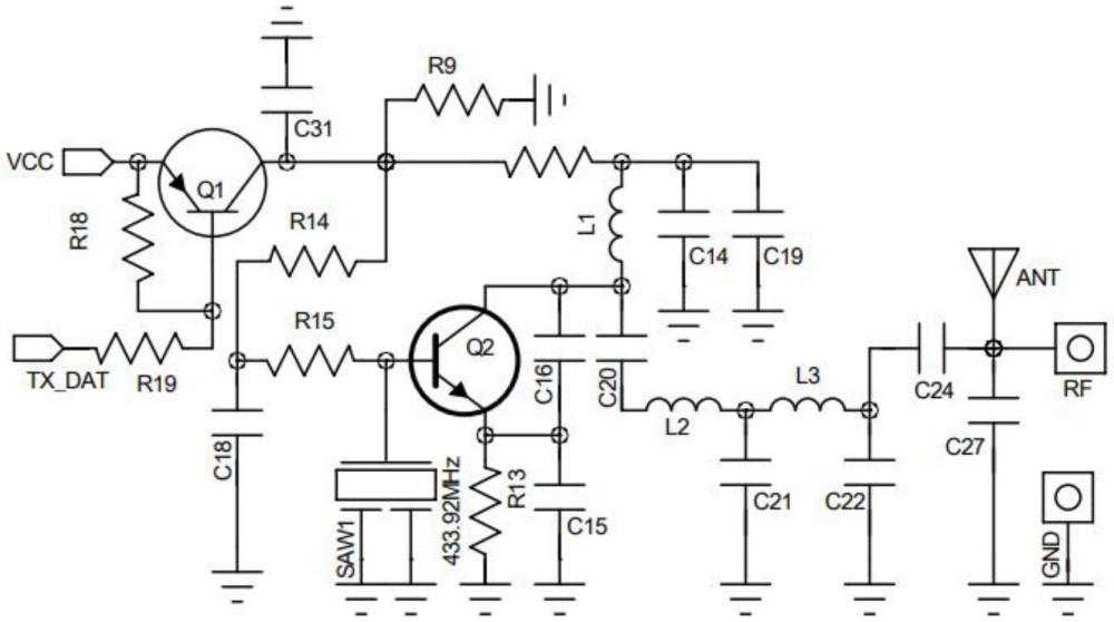 一種電源調(diào)制式無(wú)線發(fā)射電路的制作方法