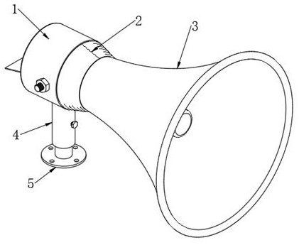 一种网络号角喇叭组件的制作方法