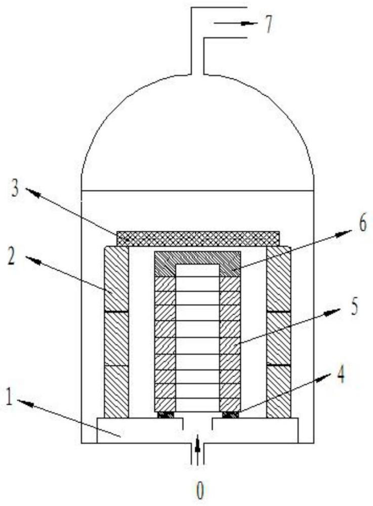 一種碳碳熱場材料碳?xì)錃庠炊卫玫难b爐結(jié)構(gòu)的制作方法