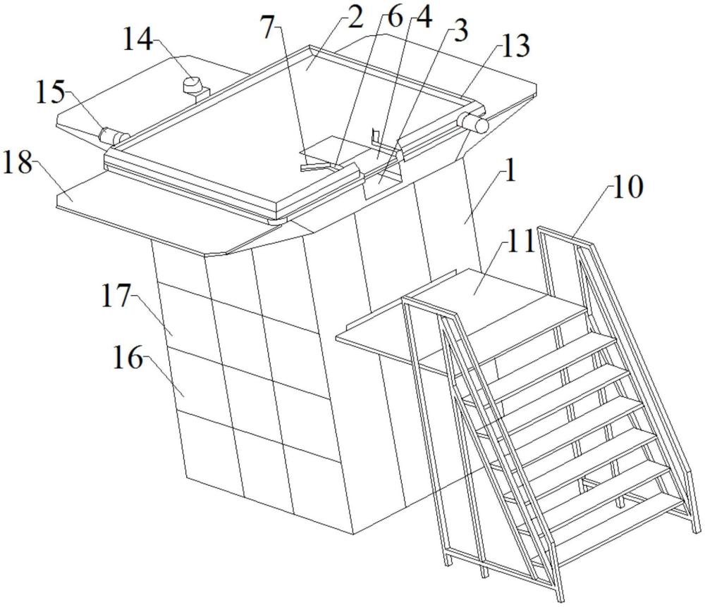 一種物流無(wú)人機(jī)接收柜的制作方法