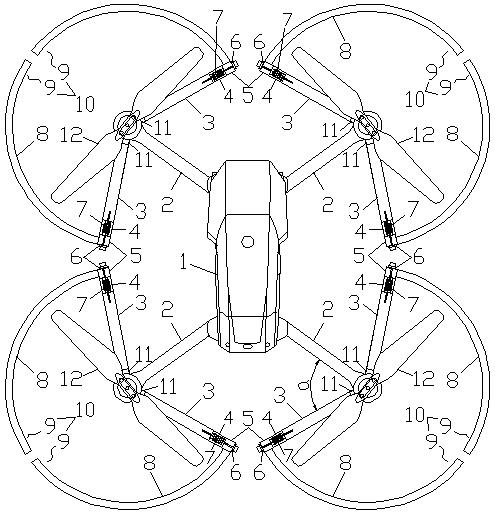 一種用于密封空間檢測(cè)的無(wú)人機(jī)裝置的制作方法