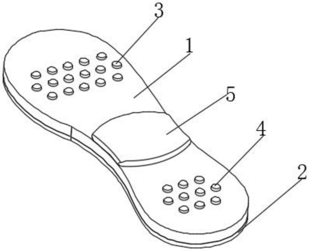 一種按摩鞋的鞋墊的制作方法