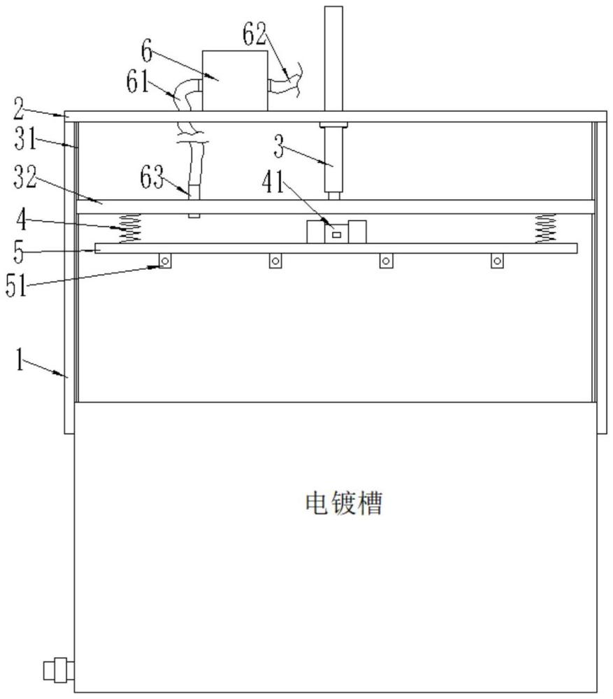 一種鍍鉻生產(chǎn)線用加工防護(hù)裝置的制作方法