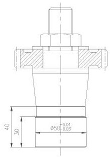 磨齿夹具夹持柄转换套的制作方法