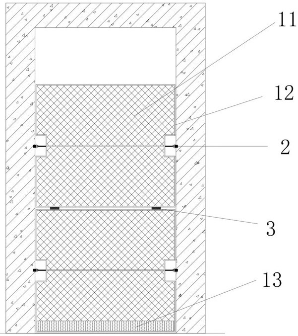 一種可循環(huán)使用電梯井防護(hù)裝置的制作方法