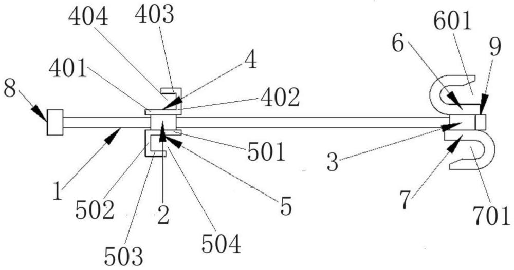 一种可调式桥梁空心墩钢筋排距控制装置的制作方法