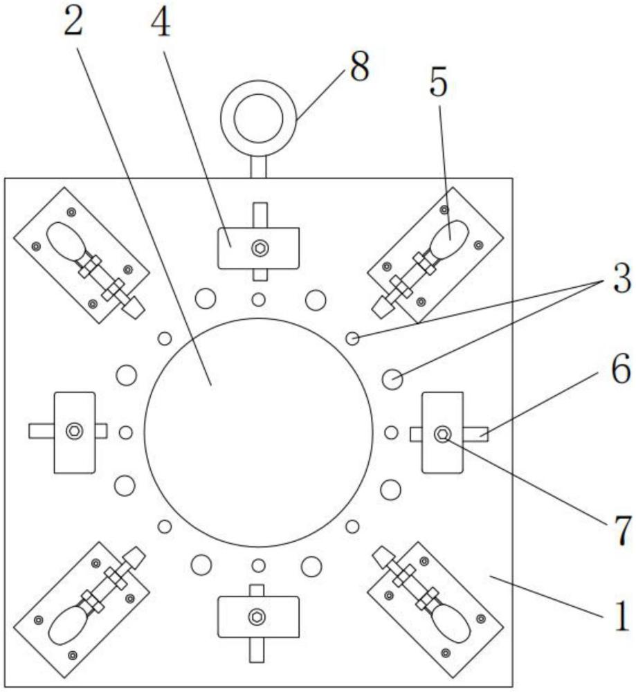 一种镶块钻孔定位夹具的制作方法