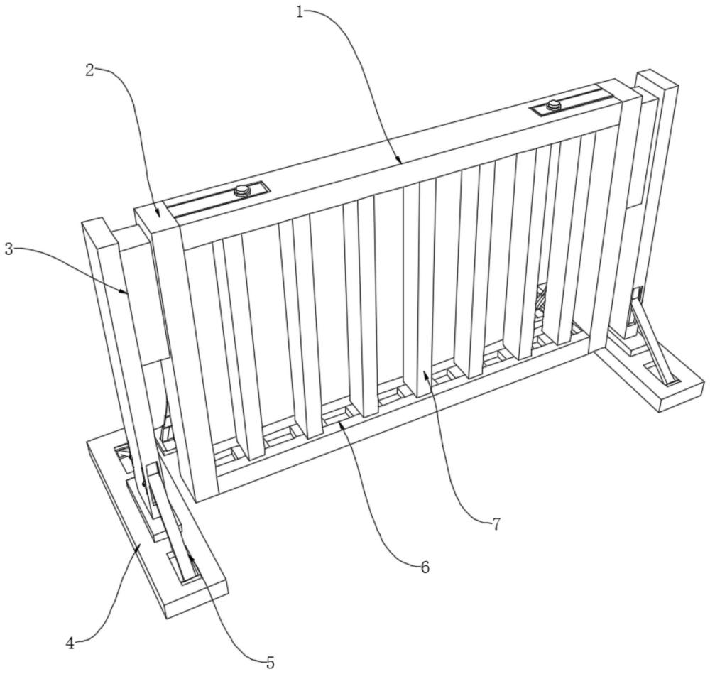 一种建设工程施工安全管理围栏的制作方法