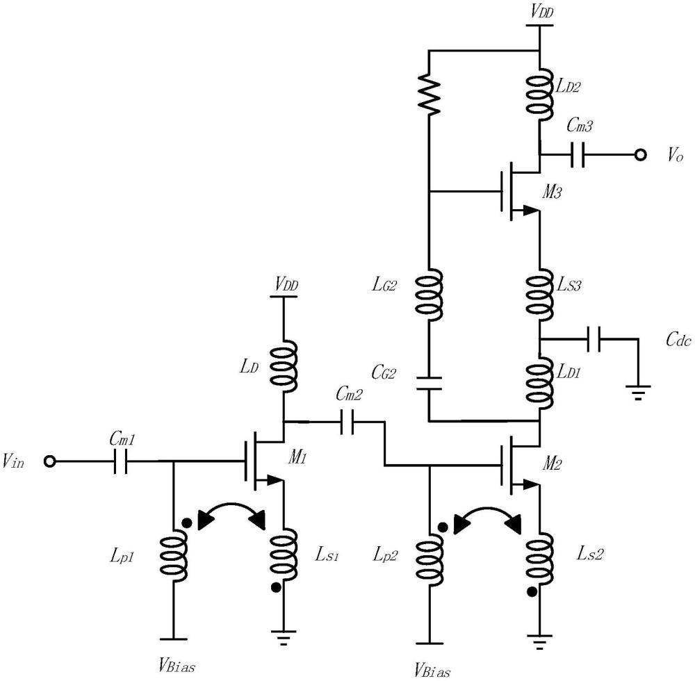 一種基于跨導增強與電流復用結(jié)構(gòu)的毫米波低噪聲放大器的制作方法