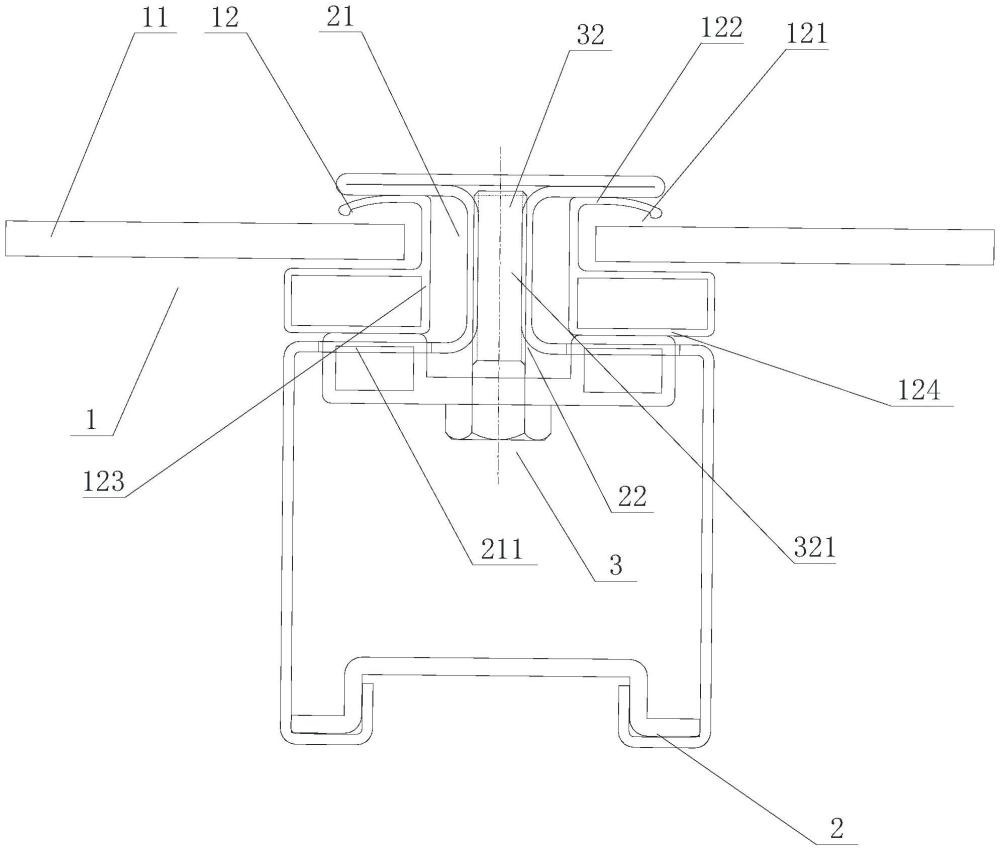 用于太阳能光伏面板的底顶式固定支撑系统的制作方法