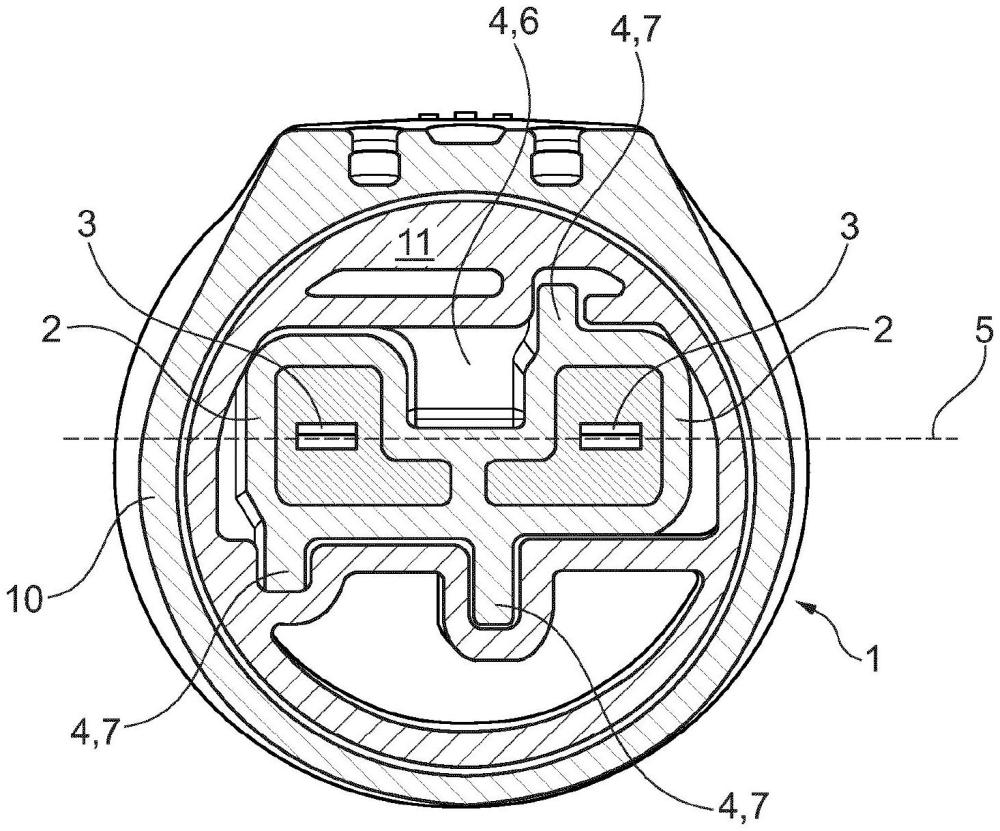 用于圓形插接連接器的插頭件以及由插接連接器和插座件構(gòu)成的套件的制作方法