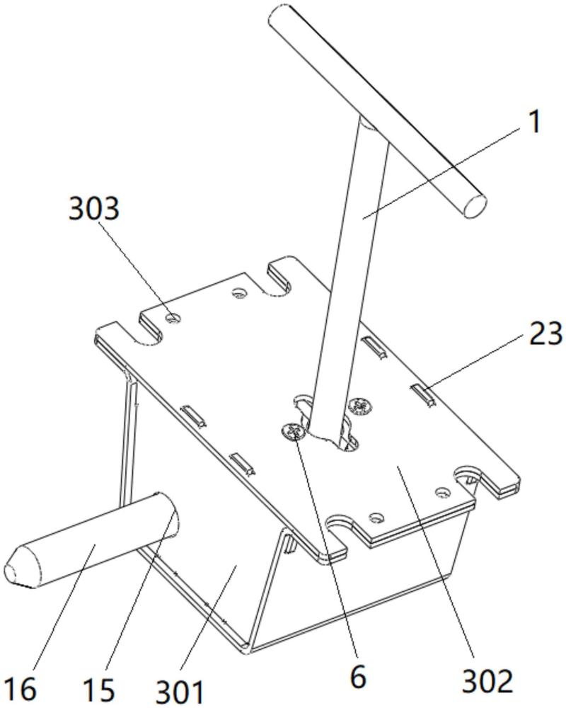 一种盒式井盖锁的制作方法