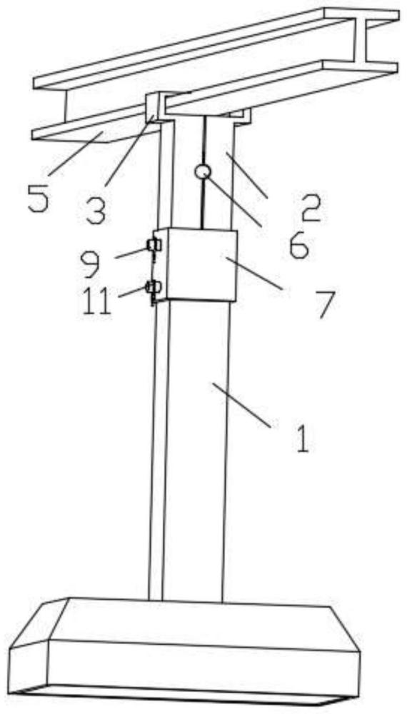 一種工礦燈安裝架的制作方法