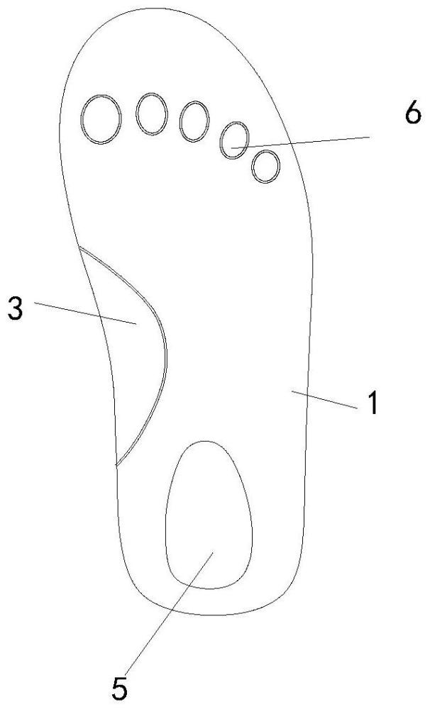 足弓承托預(yù)防扁平足式緩解型鞋墊的制作方法