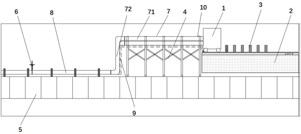 一種盾構(gòu)隧道整體式箱涵頂面泥漿管路延伸裝置及方法與流程