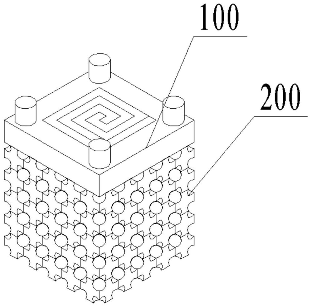 隔声用声子晶体3D打印晶格结构双层复合板及制造方法