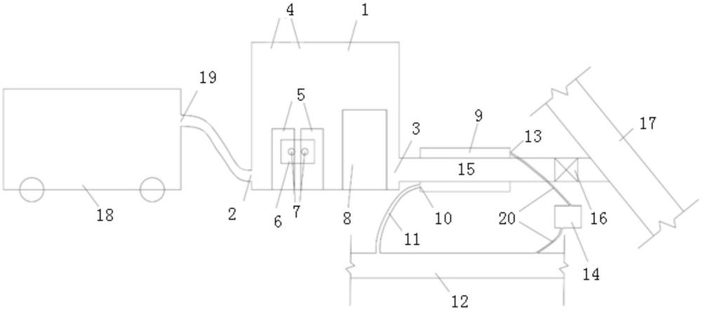 高溫高濕隧道環(huán)境保證空壓機(jī)運(yùn)行的新型裝置和方法與流程