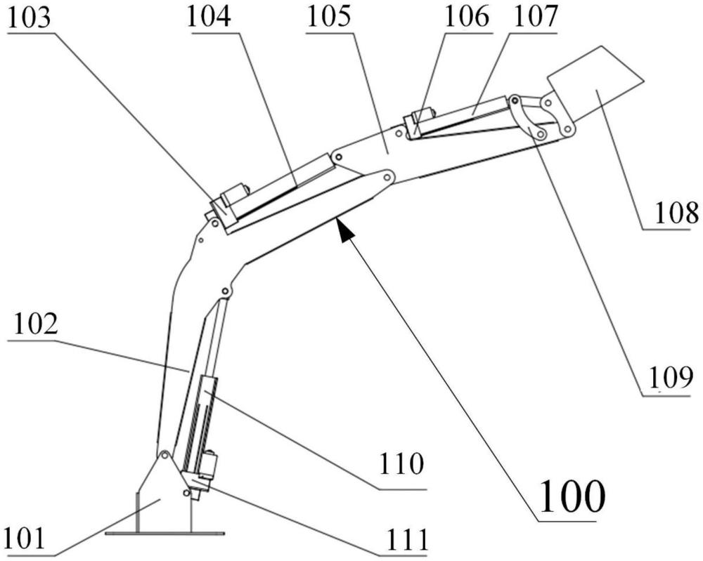 一種電動挖掘機工作裝置驅(qū)動系統(tǒng)及其控制方法