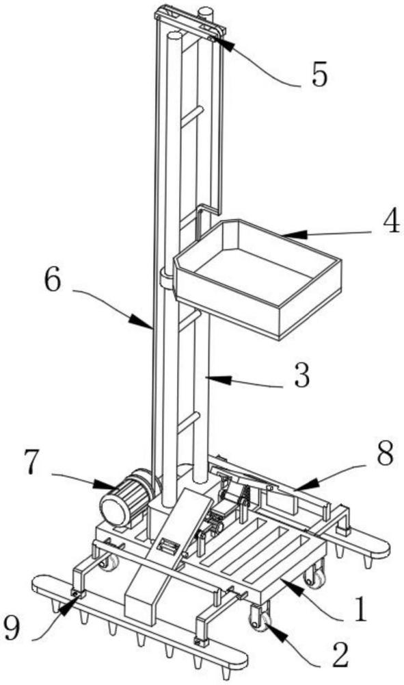 一種小型建筑施工用建筑材料提升裝置的制作方法