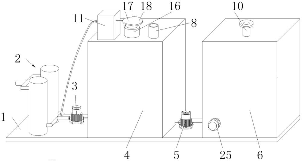 一種具有反滲濾膜的廢水處理凈化機(jī)構(gòu)的制作方法