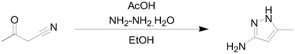 一种3-氨基-5-甲基吡唑的制备方法与流程