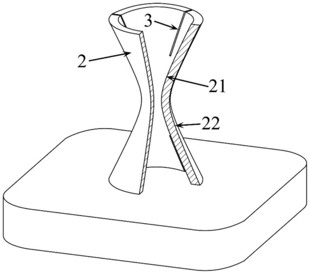 一种用于3D打印的截面可调支撑结构及3D打印方法与流程