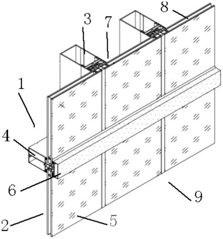 一种建筑用保温幕墙的制作方法