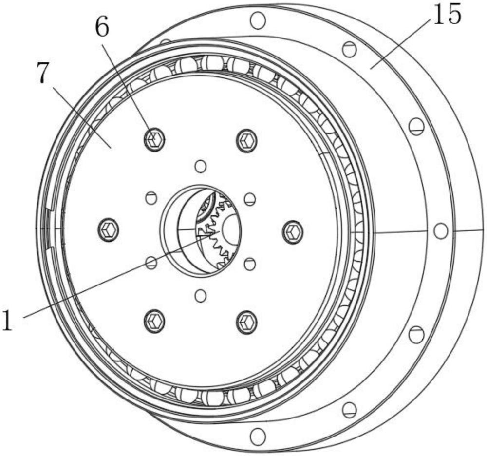 一种行星与多波活齿传动组合减速器的制作方法