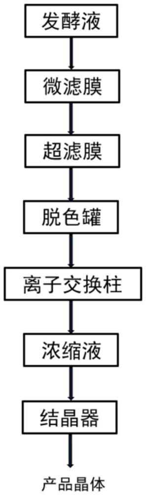 一种从共发酵液中分离提取生物基尼龙-54前体的方法