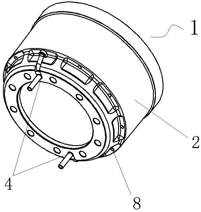 流體內(nèi)循環(huán)制動(dòng)鼓的制作方法