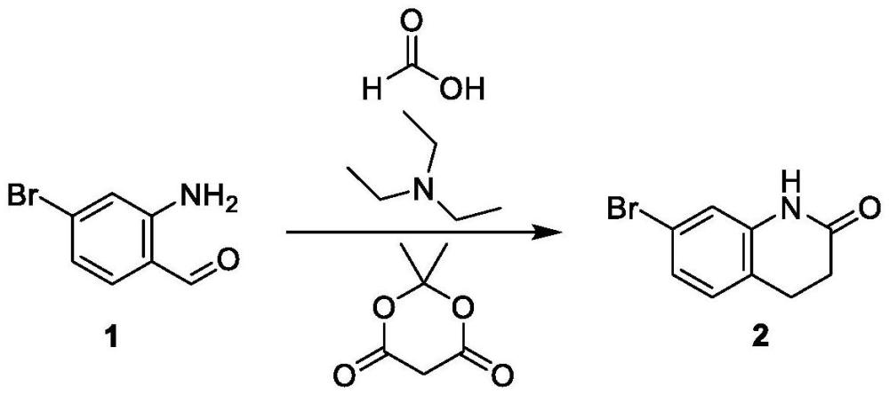 一種化合物7-溴-3,4-二氫喹啉-2(1H)-酮的合成方法及7-溴-3,4-二氫喹啉-2(1H)-酮與流程