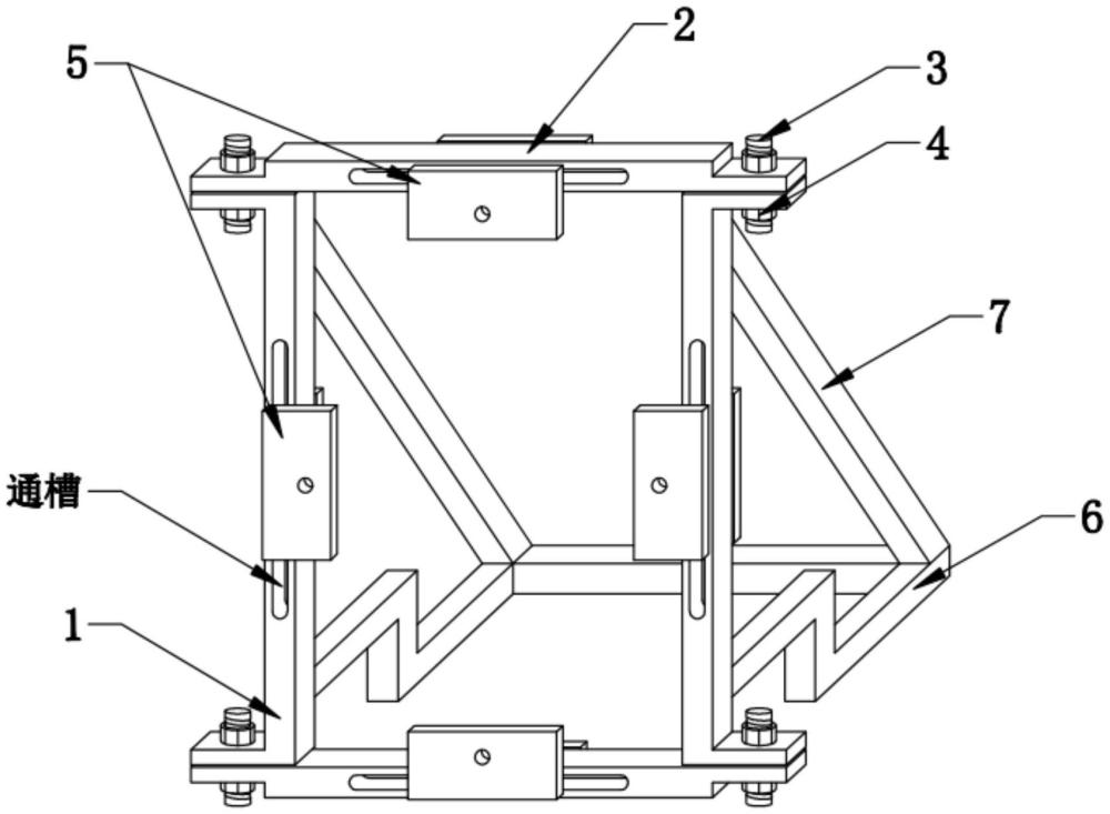 一種可調(diào)節(jié)式桌板振動(dòng)試驗(yàn)夾具的制作方法