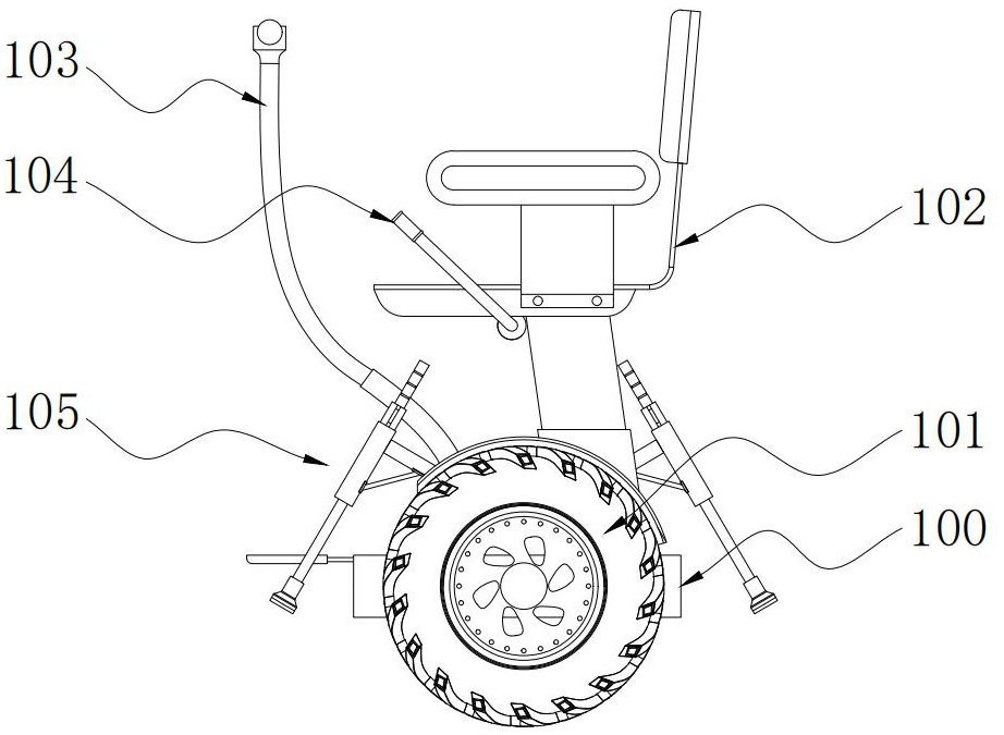 一種多場(chǎng)景適用的輪椅剎車結(jié)構(gòu)的制作方法