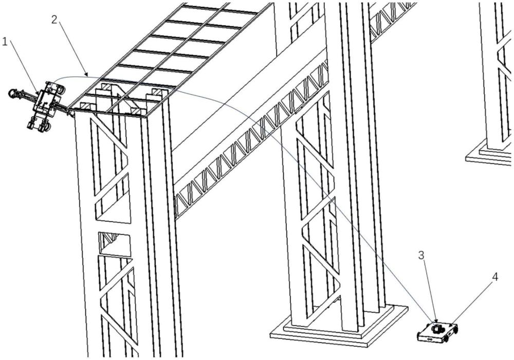 一種鋼結(jié)構(gòu)補漆機器人及使用方法
