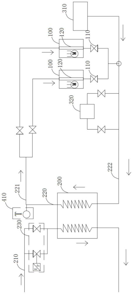 一種薄膜生產線的電機冷卻裝置的制作方法