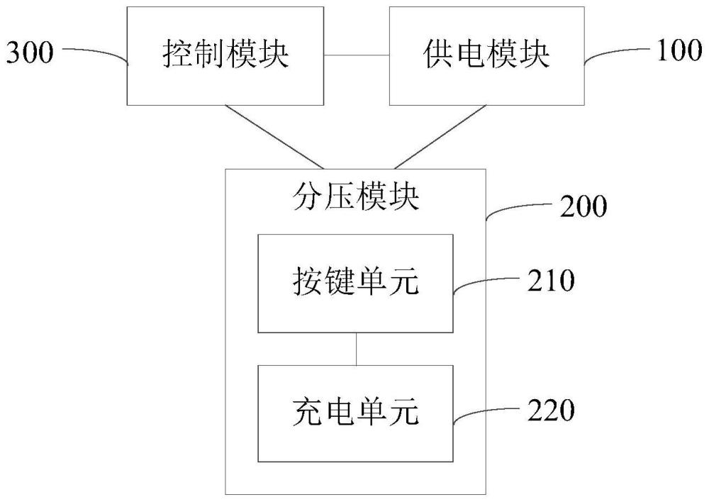 用于顯示電動(dòng)工具的電池電量的按鍵電路及控制方法與流程