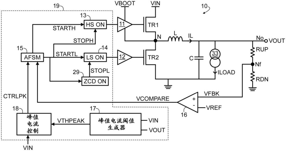 用于DC-DC轉(zhuǎn)換器的恒定電荷控制的制作方法