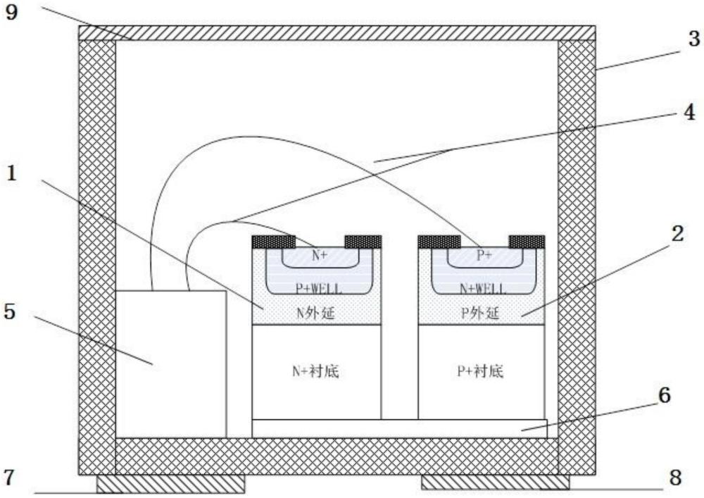 一種低壓低電容雙向瞬態(tài)抑制二極管的制作方法