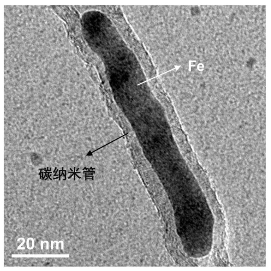 利用高爐粉塵制備封裝鐵的碳納米管的熔鹽電解法及應(yīng)用