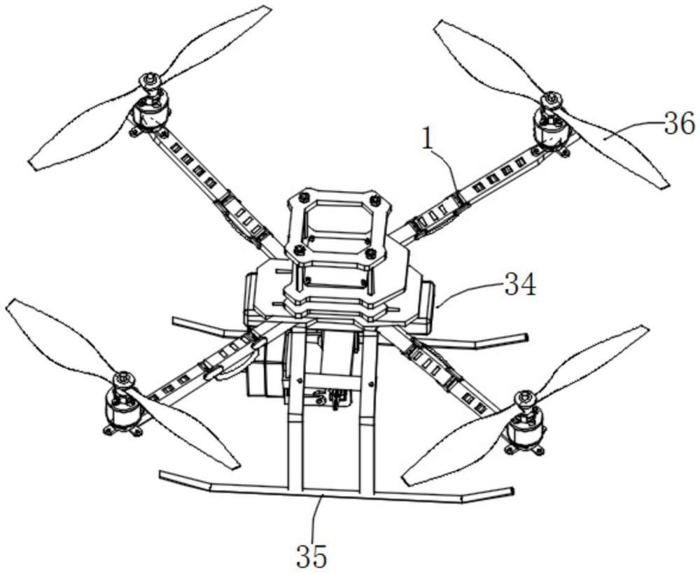 一種無人機機臂折疊結(jié)構(gòu)及無人機的制作方法