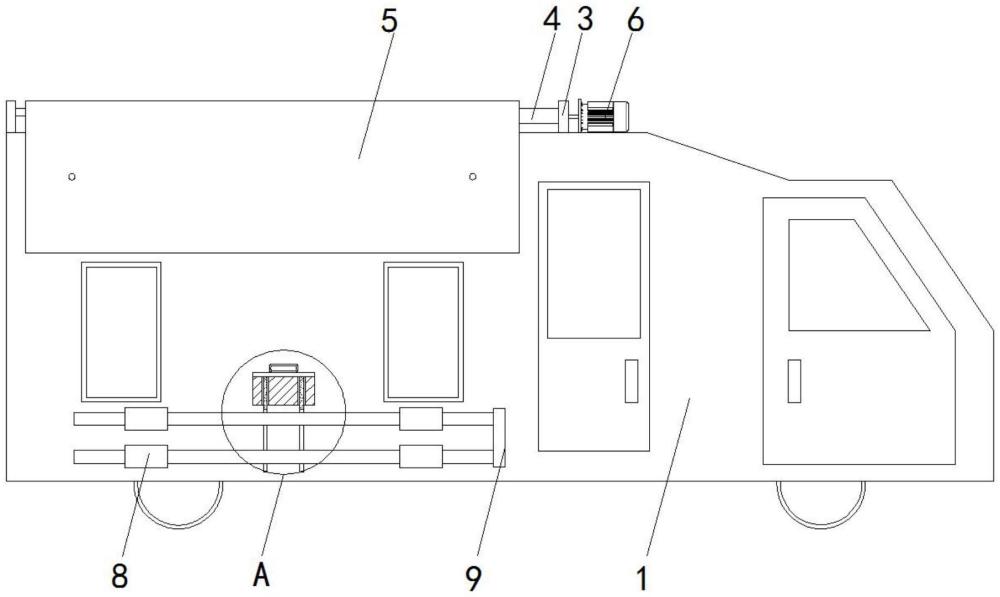 一種具備頂層空間擴(kuò)容功能的房車(chē)的制作方法