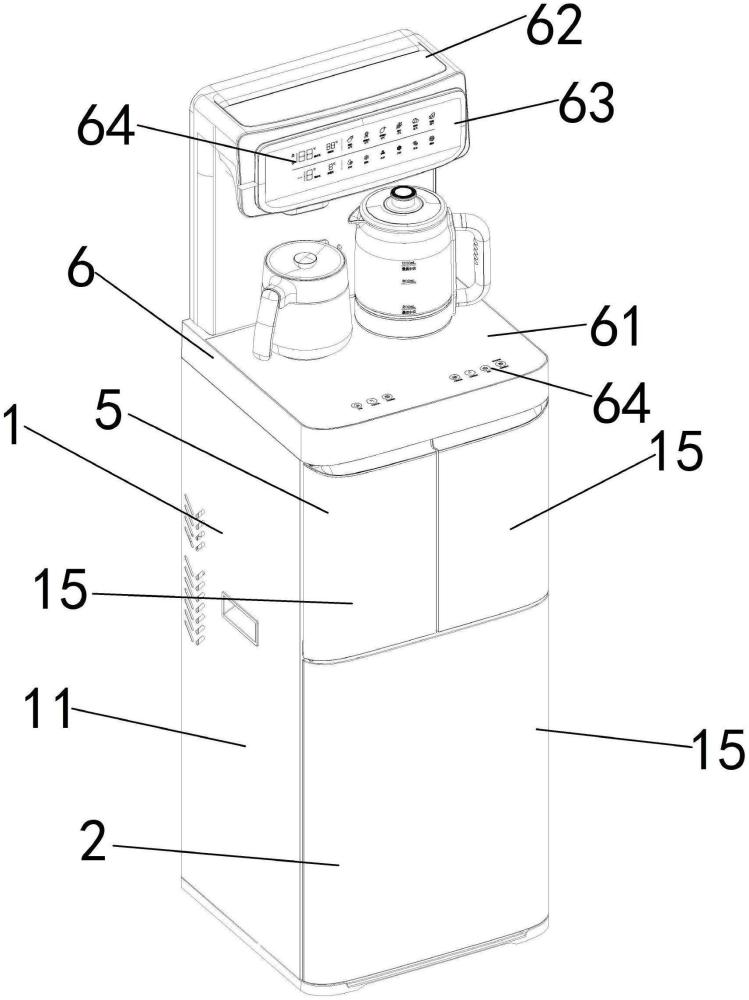 一種兼具制冰、制冷、冷藏功能的茶吧機(jī)的制作方法